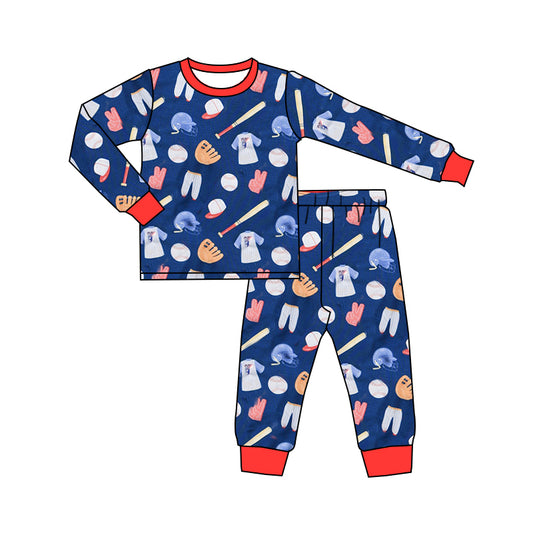 BLP0831 Baby Boys Sport Gam Long Sleeve Pajama Set Pre-order