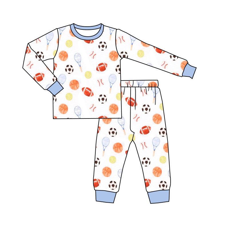 Baby Boys Sport Game Long Sleeve Pajama Set Pre-order