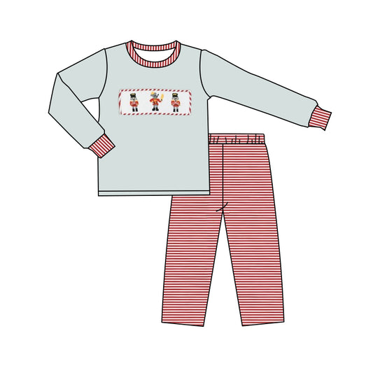 BLP0834 Baby Boys  Christmas Nutcracker Long Sleeve Set Pre-order