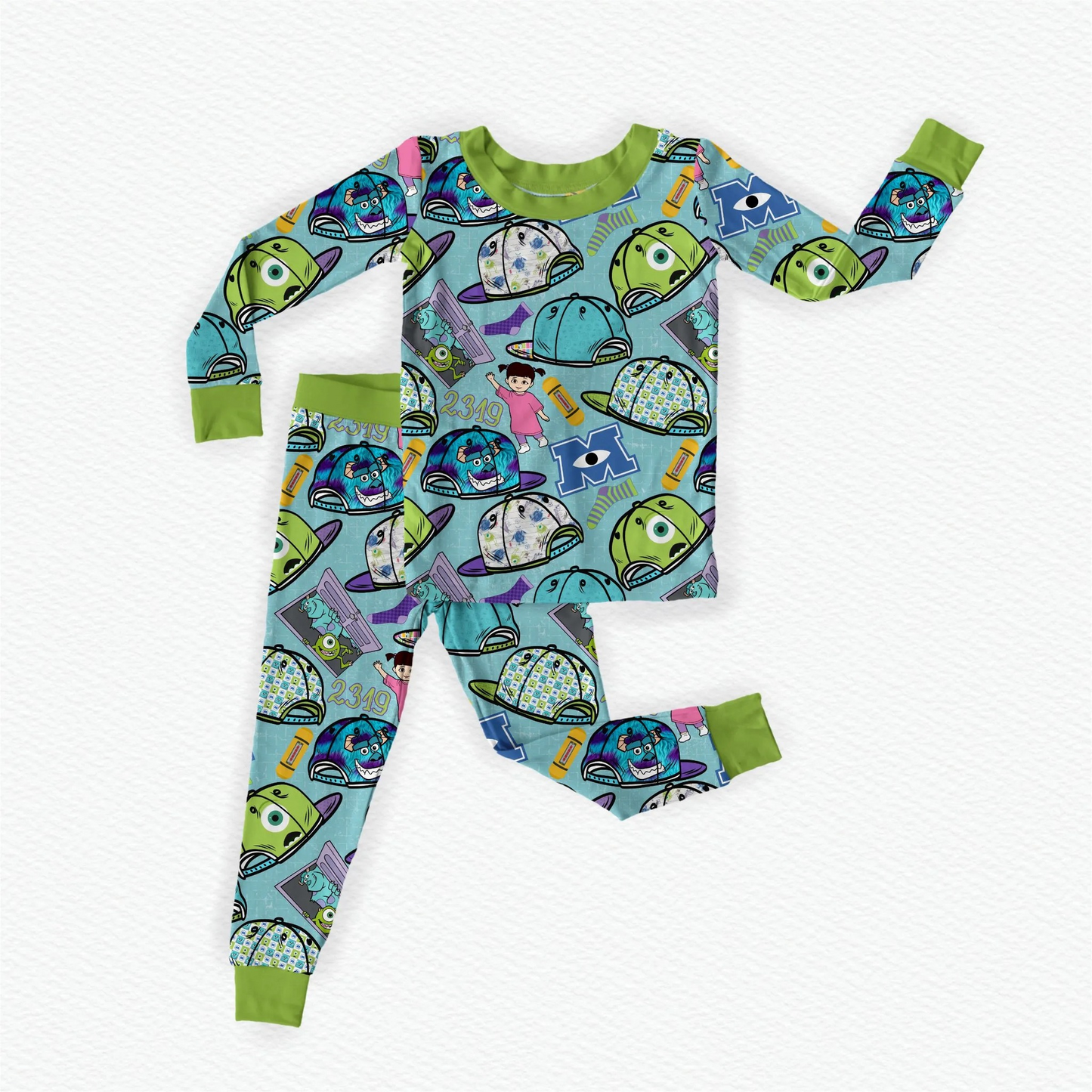 Sibling Baby Boys Cartoon Toy Cap Pajama set and Romper