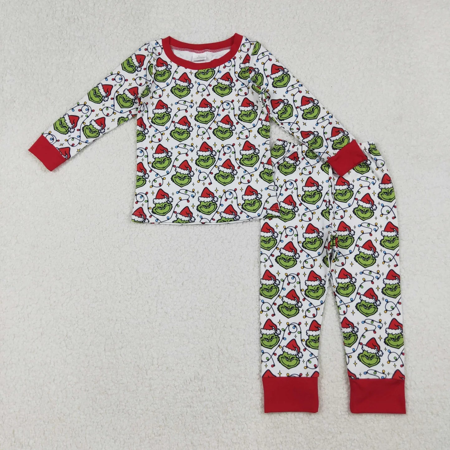 Sibling Baby Boys Girls Christmas Pajamas Set