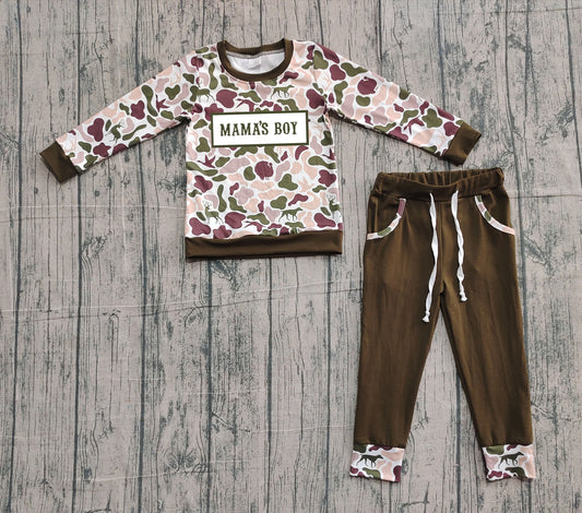 BLP1338 Mama's Boy Kahiki Camo Long Sleeve Jogger Set Preorder