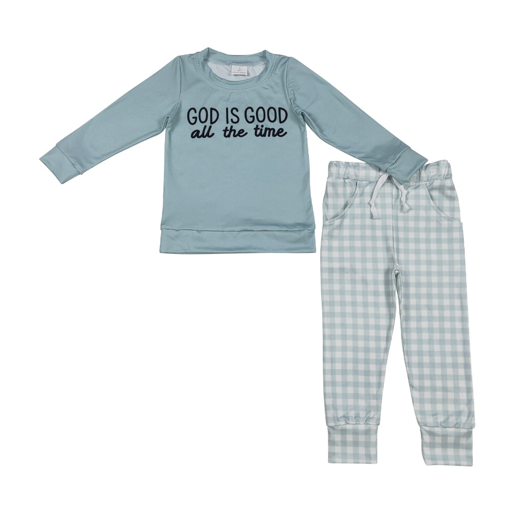 God Is Good All The Time Sibling Pocket Pants Outfit