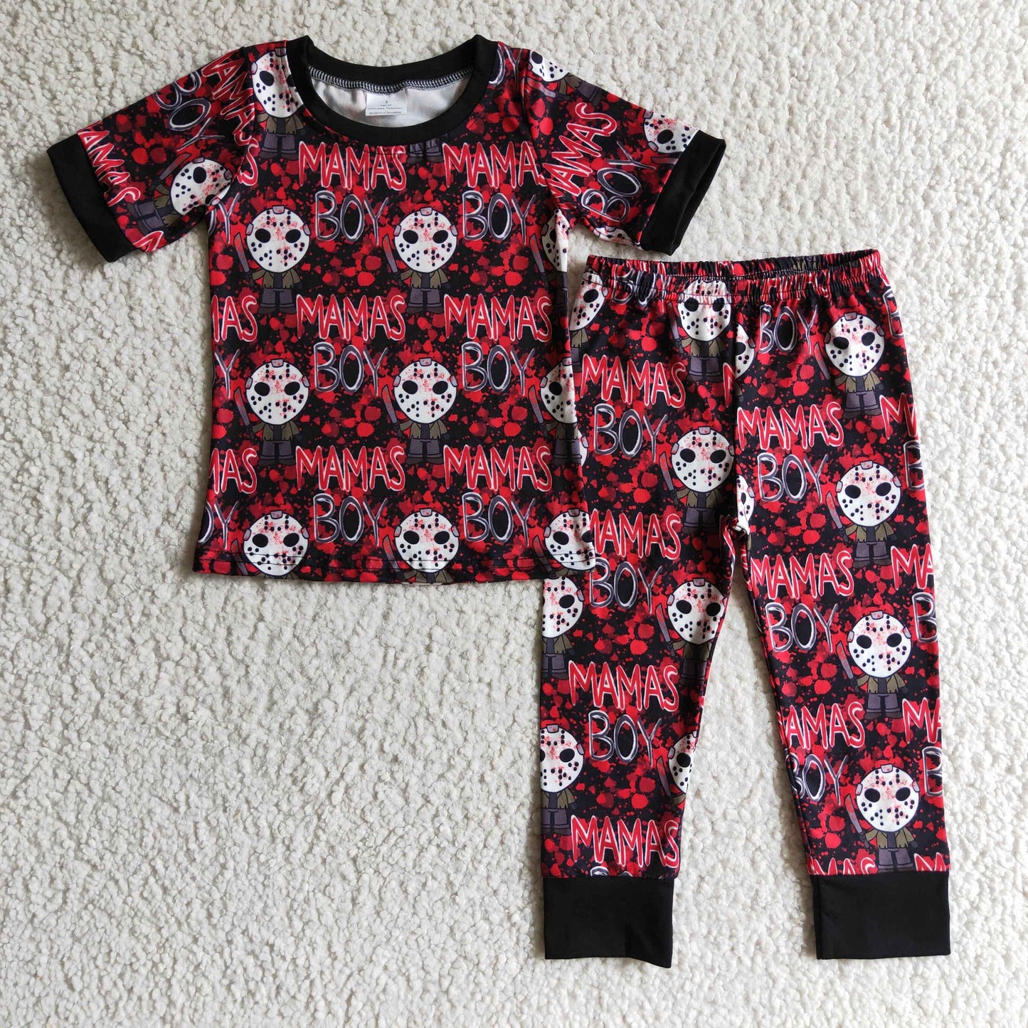 Kids Boys Halloween Pajamas Set