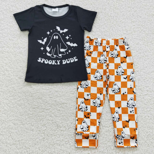 Baby Boys Spooky Dude Halloween Pants Outfit