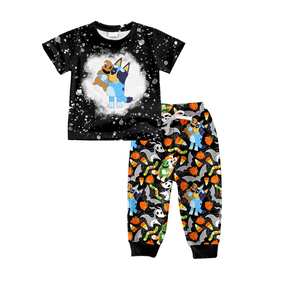 Baby Boys Halloween carton Dog Pants Set Pre-order