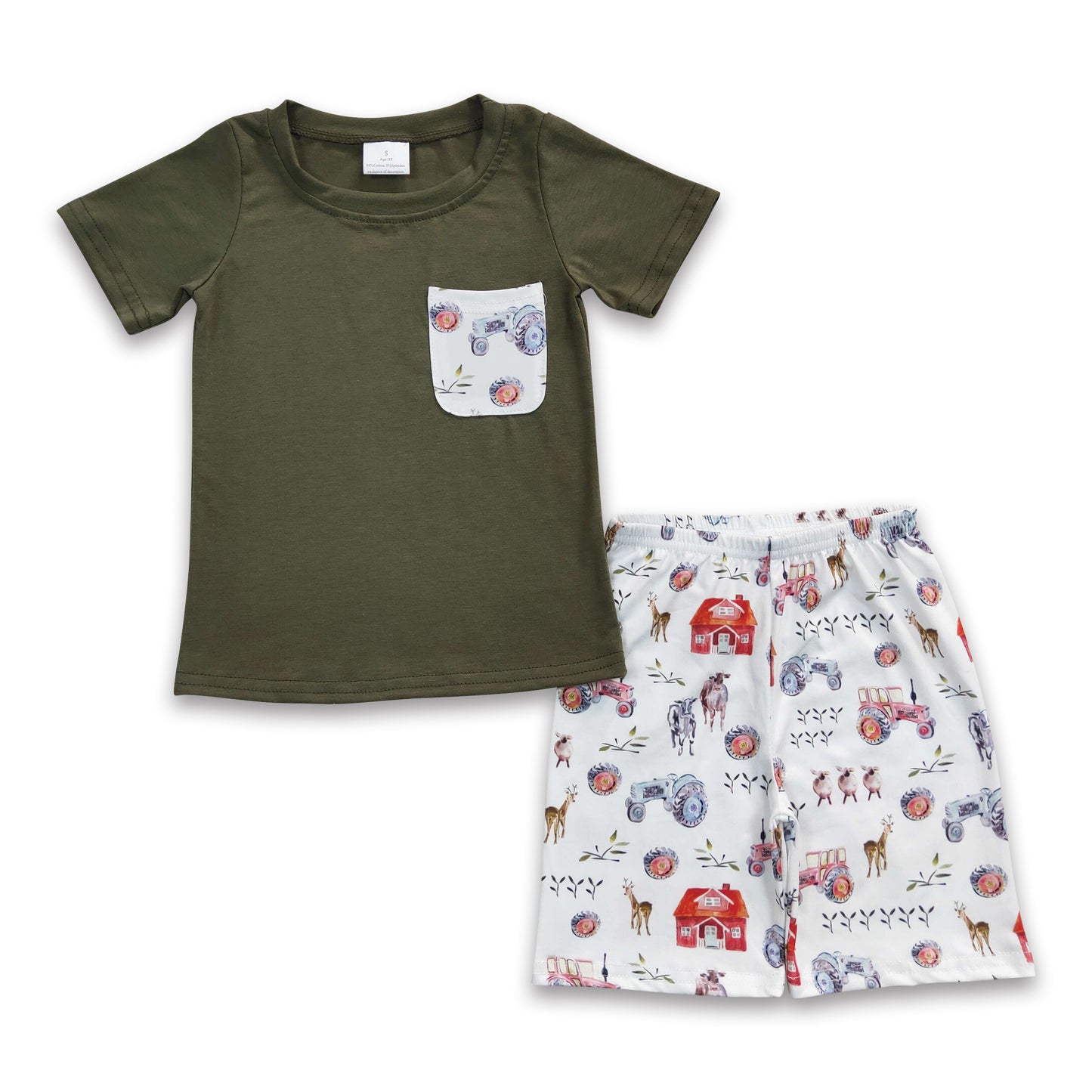 Toddler Baby Boys Summer Short Sleeve Top Shorts Set On Sale