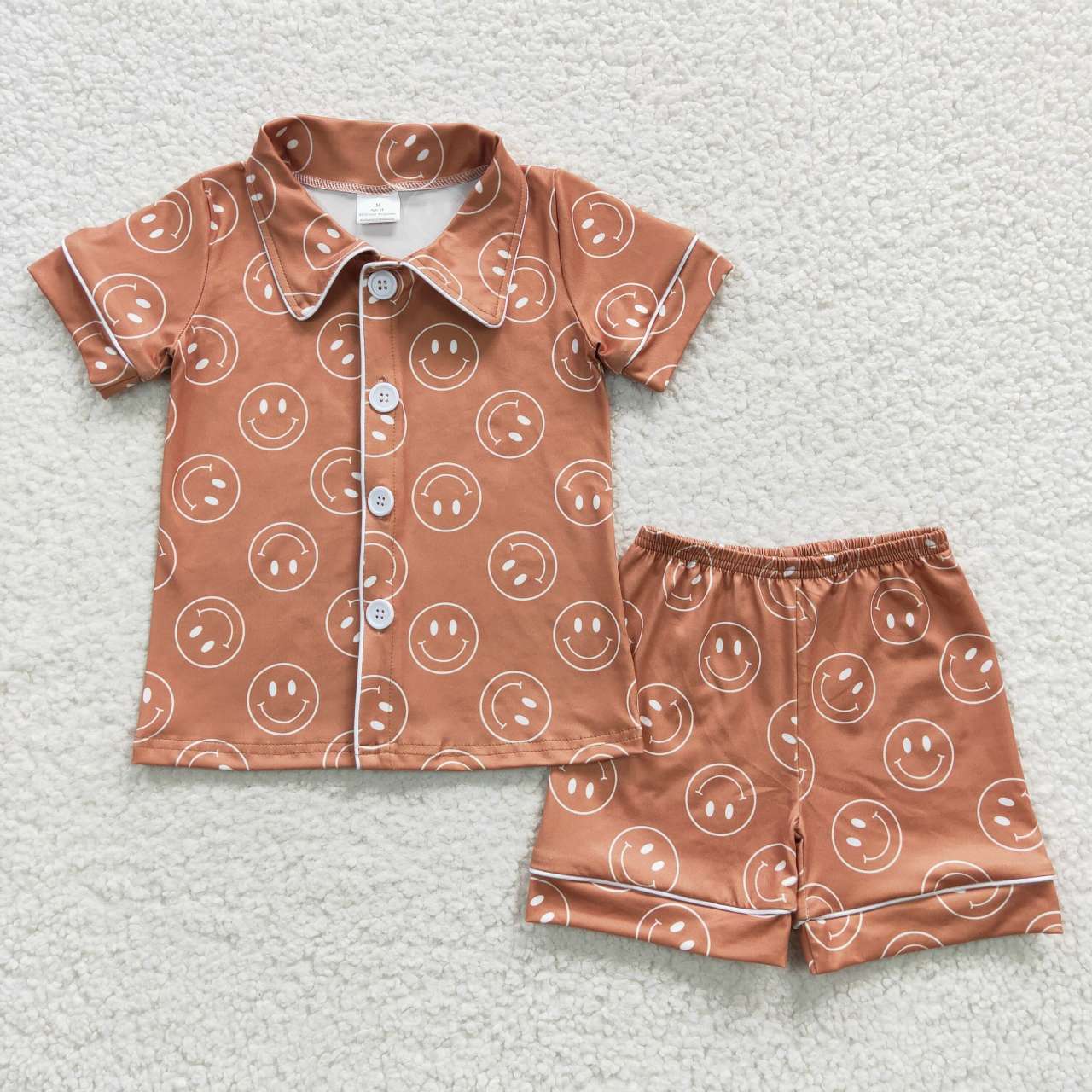 Baby Boys Wesstern Shorts Pajama Set Hot Sale