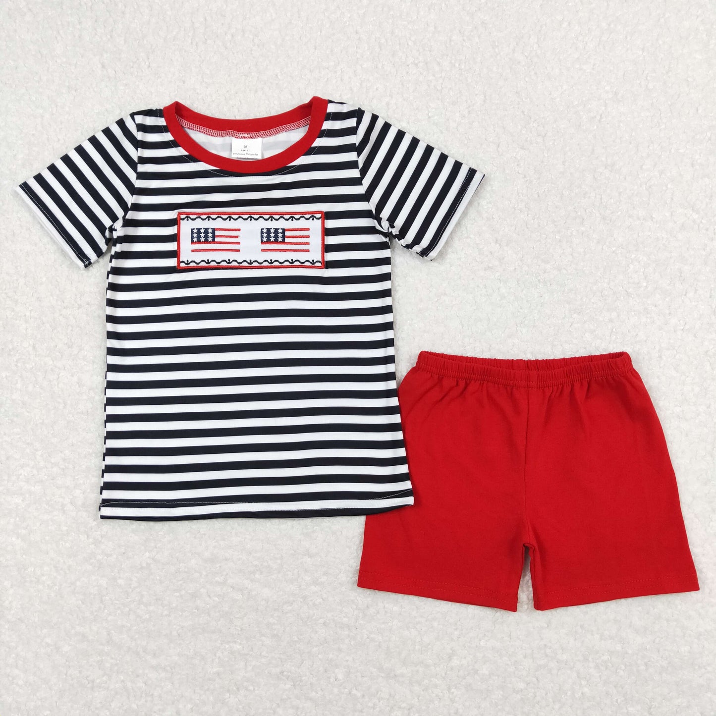 Baby Girls Boys  Flag 4th Of July Sibling Rompers Dresses Clothes Sets