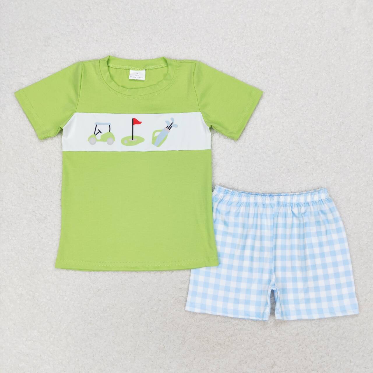 Summer Sibling Baby Clothing Golf