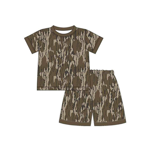 BSSO1115 Baby Boys Bottomland Camouflage Shorts Set PreorderBottomland Camouflage