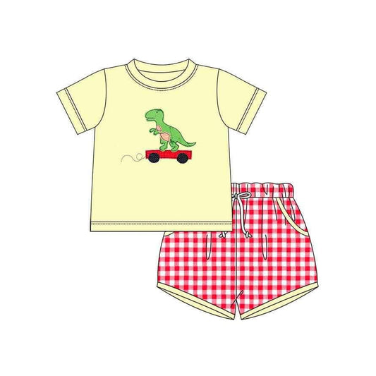 BSSO1120 Baby Boys Dinosaur Shorts Set Preorder