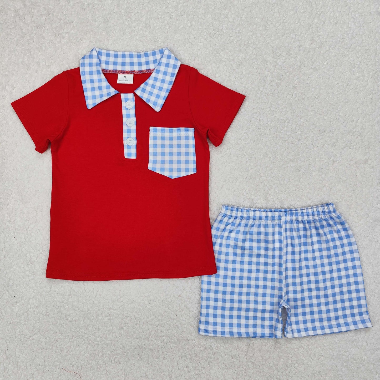 Toddler Girls Boys Sibling Baby July 4th Flag Bow Set and Romper