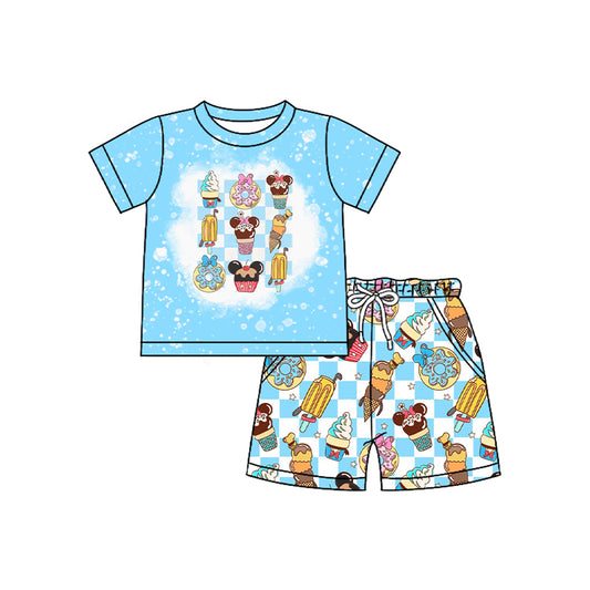 BSSO1509 Baby Boys Cartoon Mouse Shorts Set Preorder