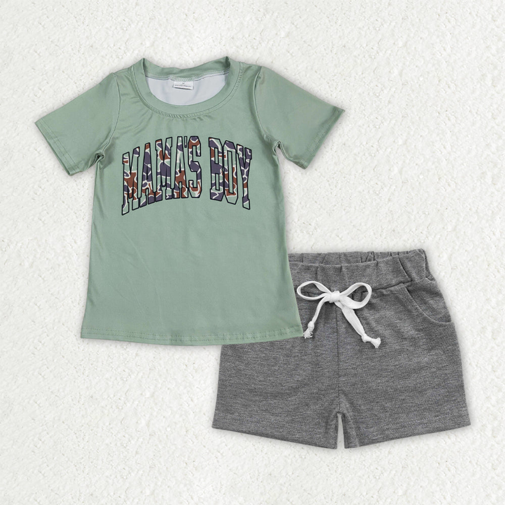 Mama's Boy Summer Shorts Outfit
