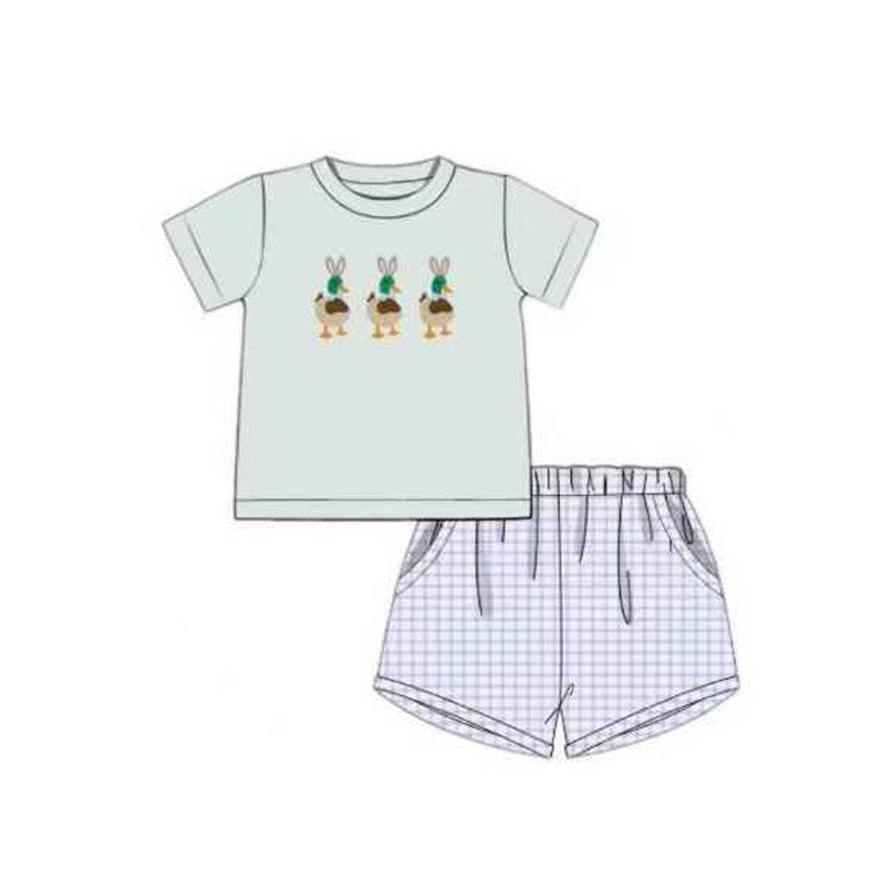 BSSO1719 Baby Boys Easter Duck Outfit Preorder