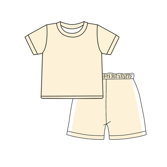Baby Boys beige Shorts Set