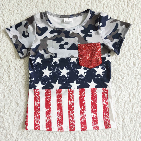 Boys Summer July 4th Shirt
