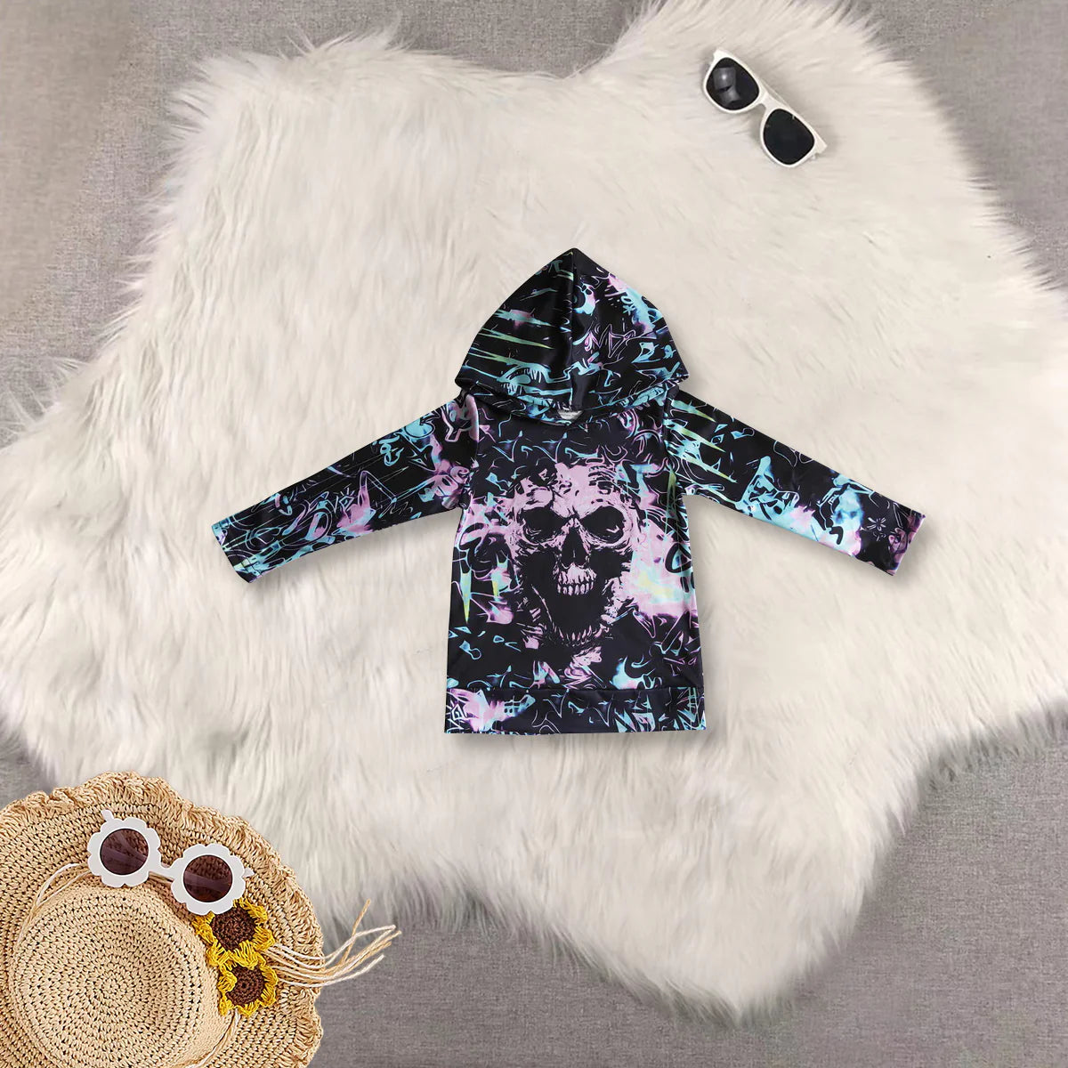 Sibling Baby Boys Halloween Long Sleeve Hoodie Top