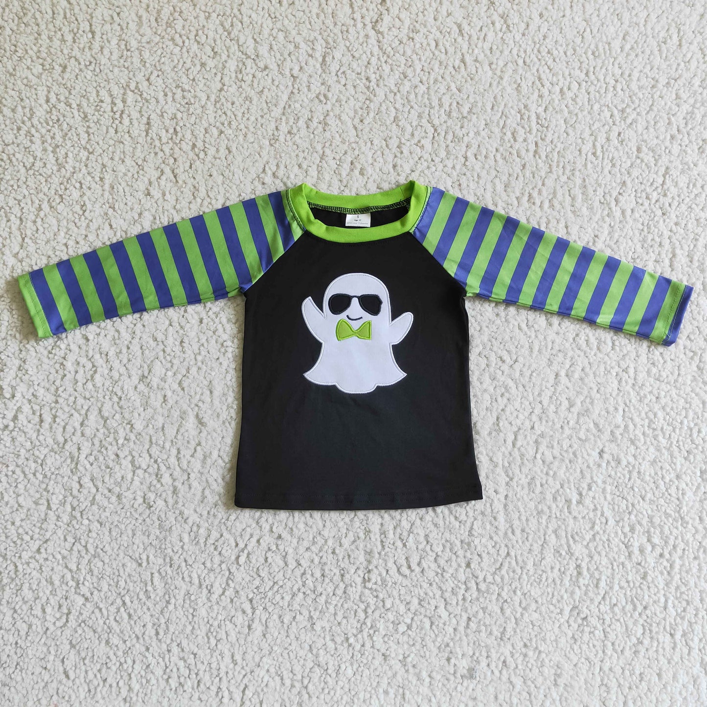 Sibling Baby Kids Applique Ghost Halloween Matching Clothes