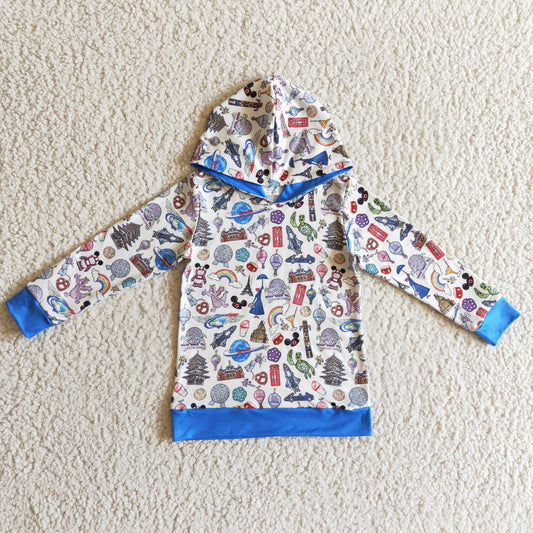 Baby Boys Cartoon Mouse Hoodie Top