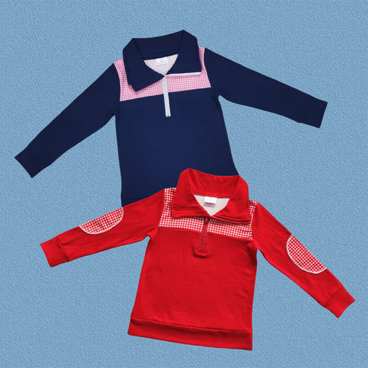Baby Boys Sibling Zippy Long Sleeve Pullover Top