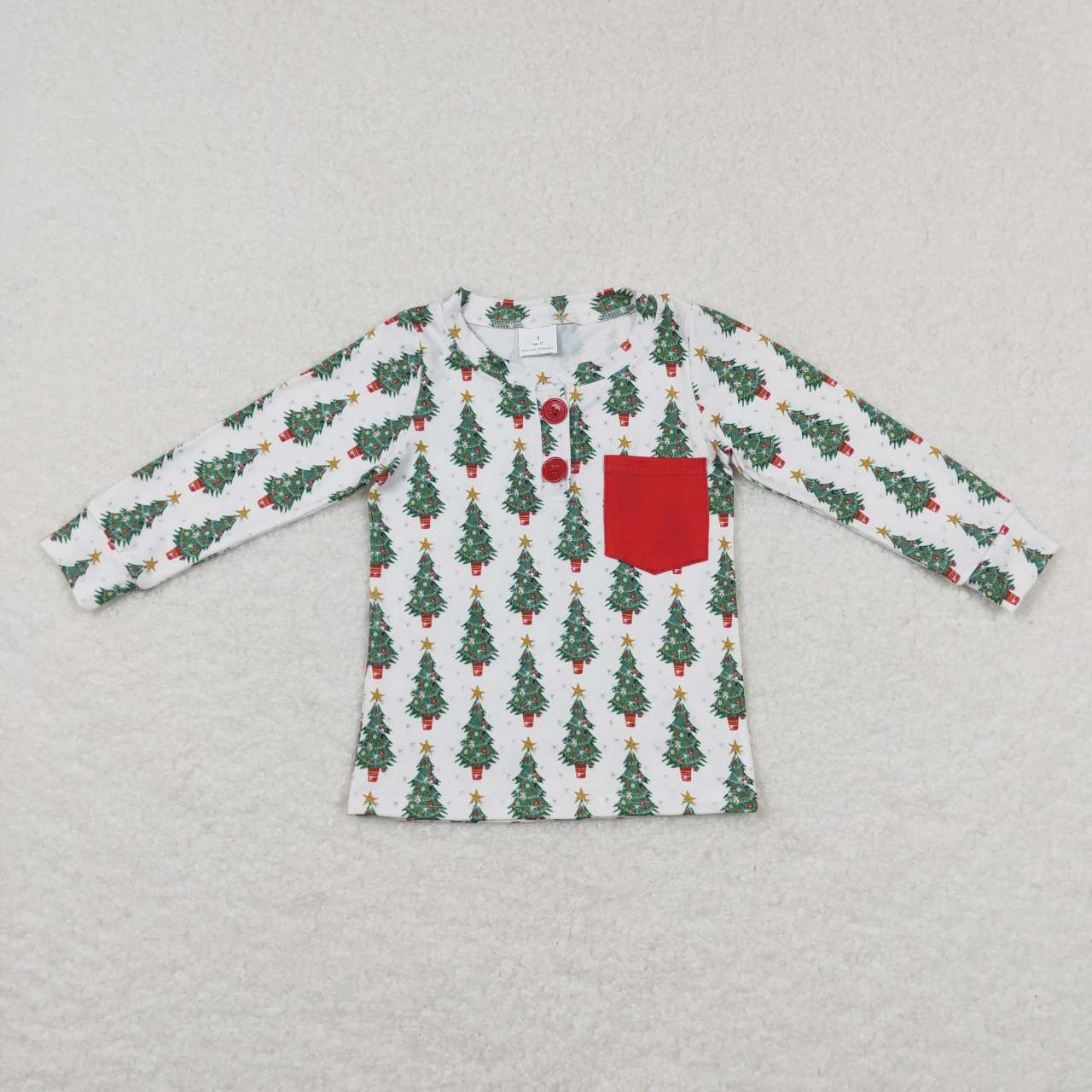 Kids Sibling Christmas Tree Dress and Top