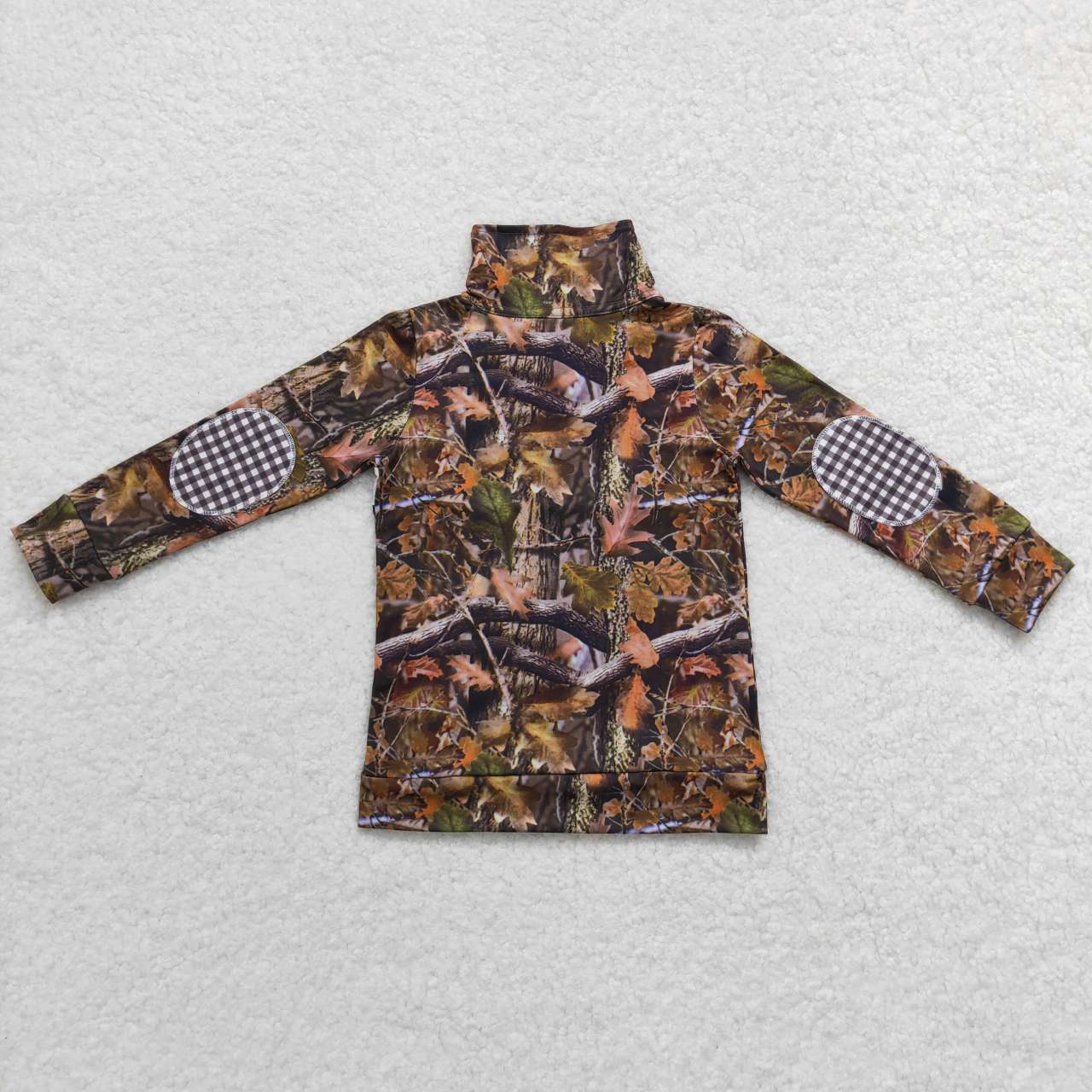 Baby Sibling Camo Hunting Deer  Pullover Top