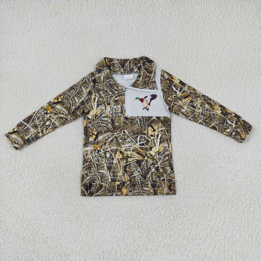 USA Shop Baby Boys Hunting Deer Camo Pullover Top