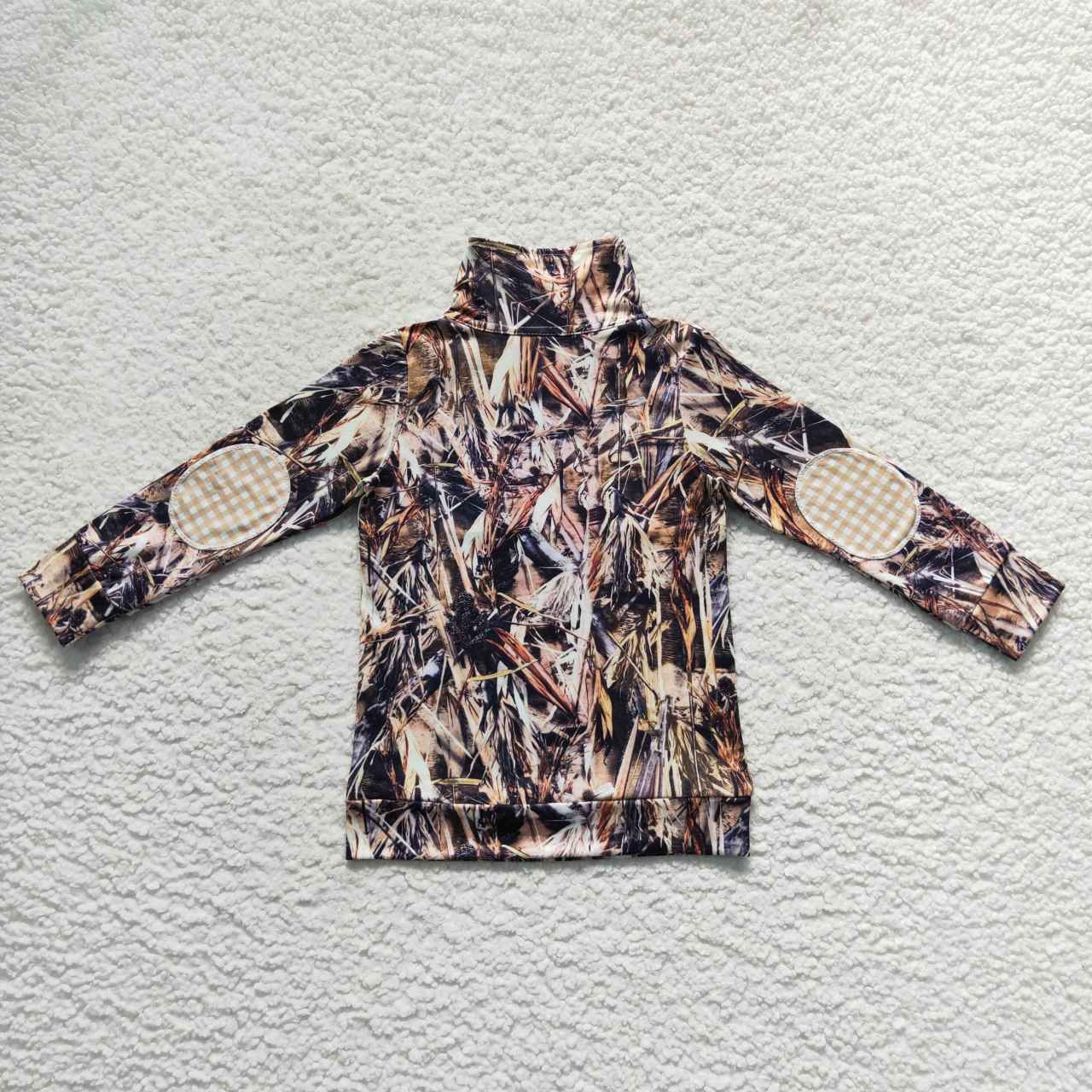 Baby Girls Boys Sibling Camo Hunting Dog Pullover Top