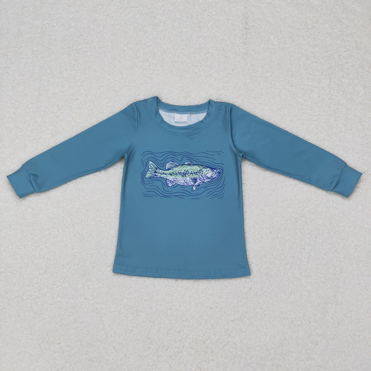 Baby Boys Dog Fishing Hunting Long Sleeve T-shirt Top