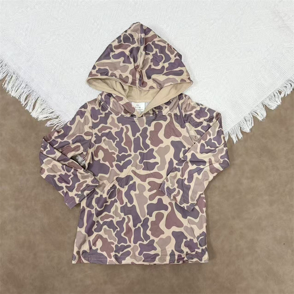 Baby Boys Hunting Camo Long Sleeve Hoodie Top