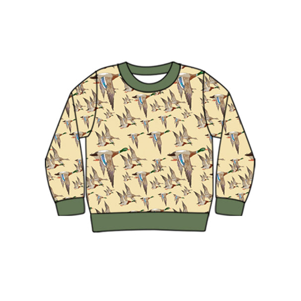 BT0804 Baby Boys Mallard Long Sleeve Top Preorder