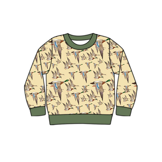 BT0804 Baby Boys Mallard Long Sleeve Top Preorder