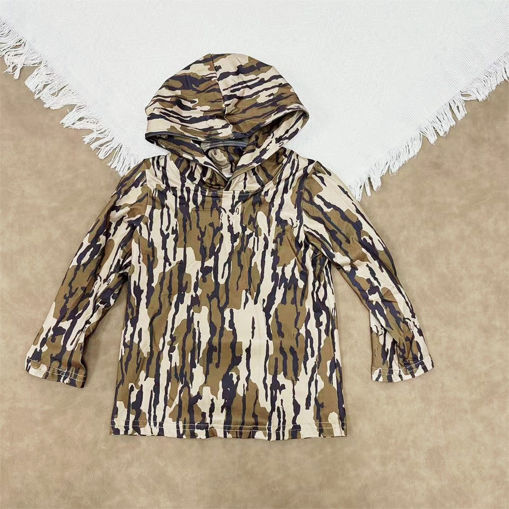 Baby Boys Hunting Camo Long Sleeve Hoodie Top