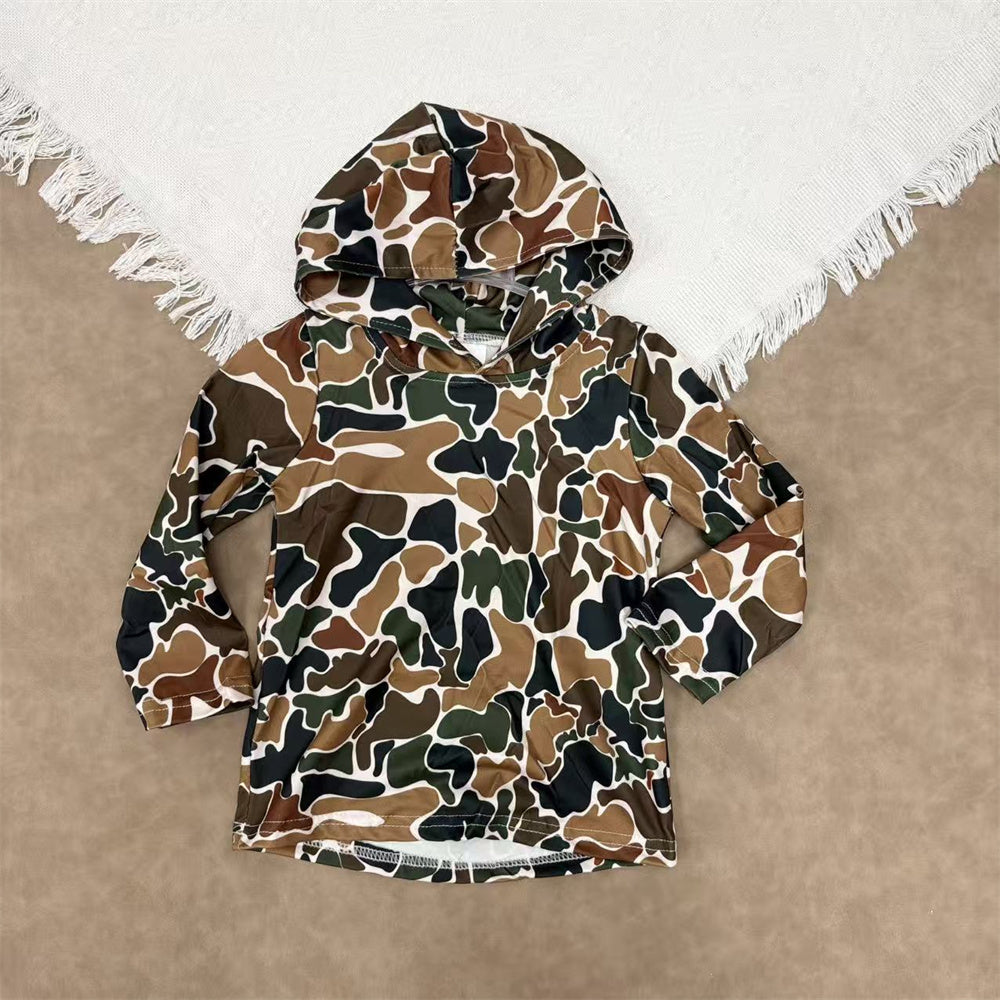 Baby Boys Hunting Camo Long Sleeve Hoodie Top