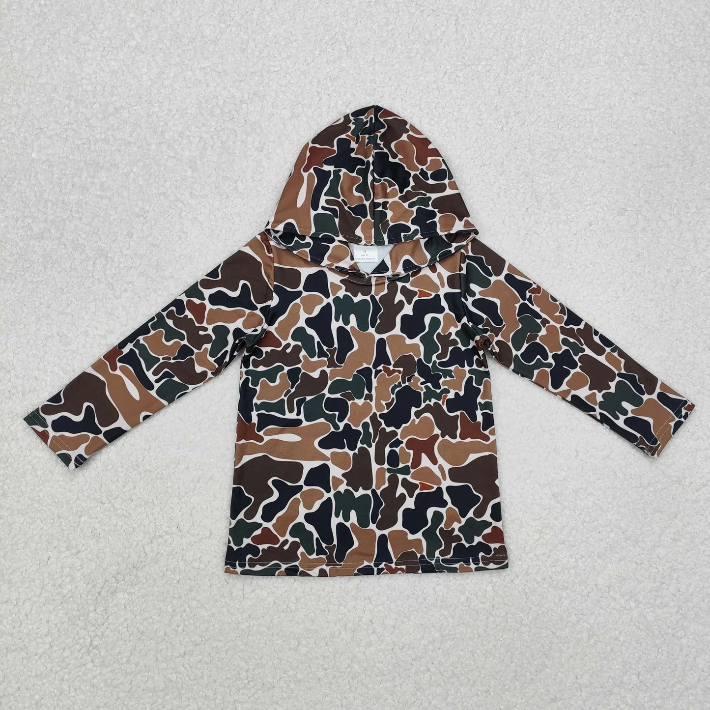 Sibling Baby Boys Southern Camo Long Sleeves Hoodies Topsp
