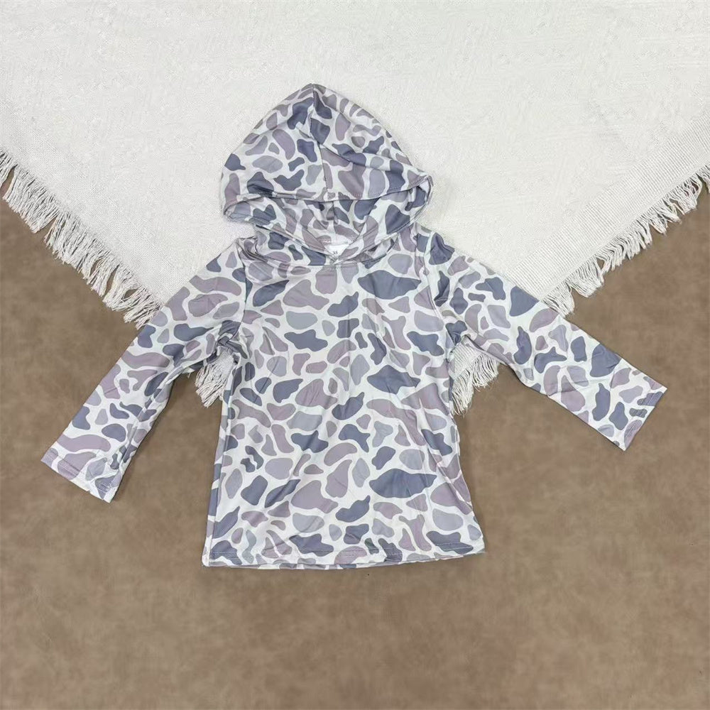 Baby Boys Hunting Camo Long Sleeve Hoodie Top