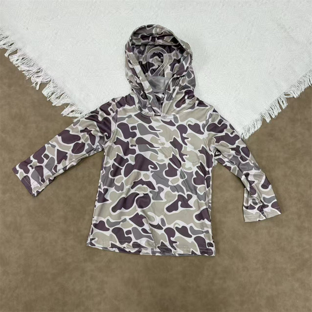 Baby Boys Hunting Camo Long Sleeve Hoodie Top