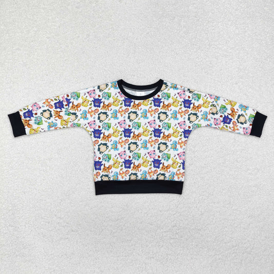 Baby Boys Cartoon Animal Long Sleeve Top