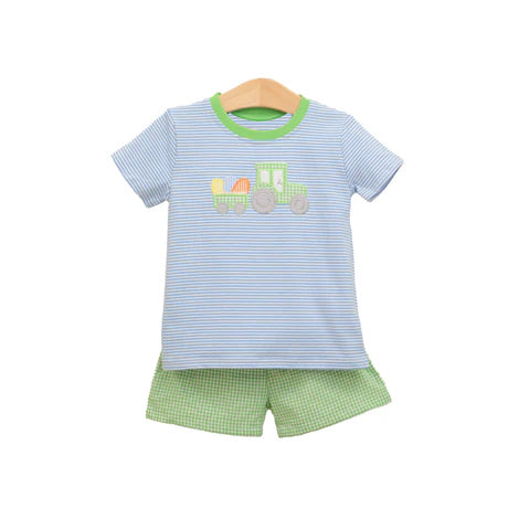 BT1071  Baby Boys Easter Truck Outfit Preorder