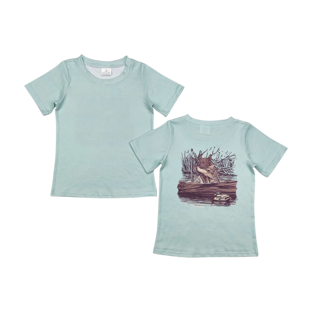 Toddler Boys Short Sleeve Hunting T-shirt Top