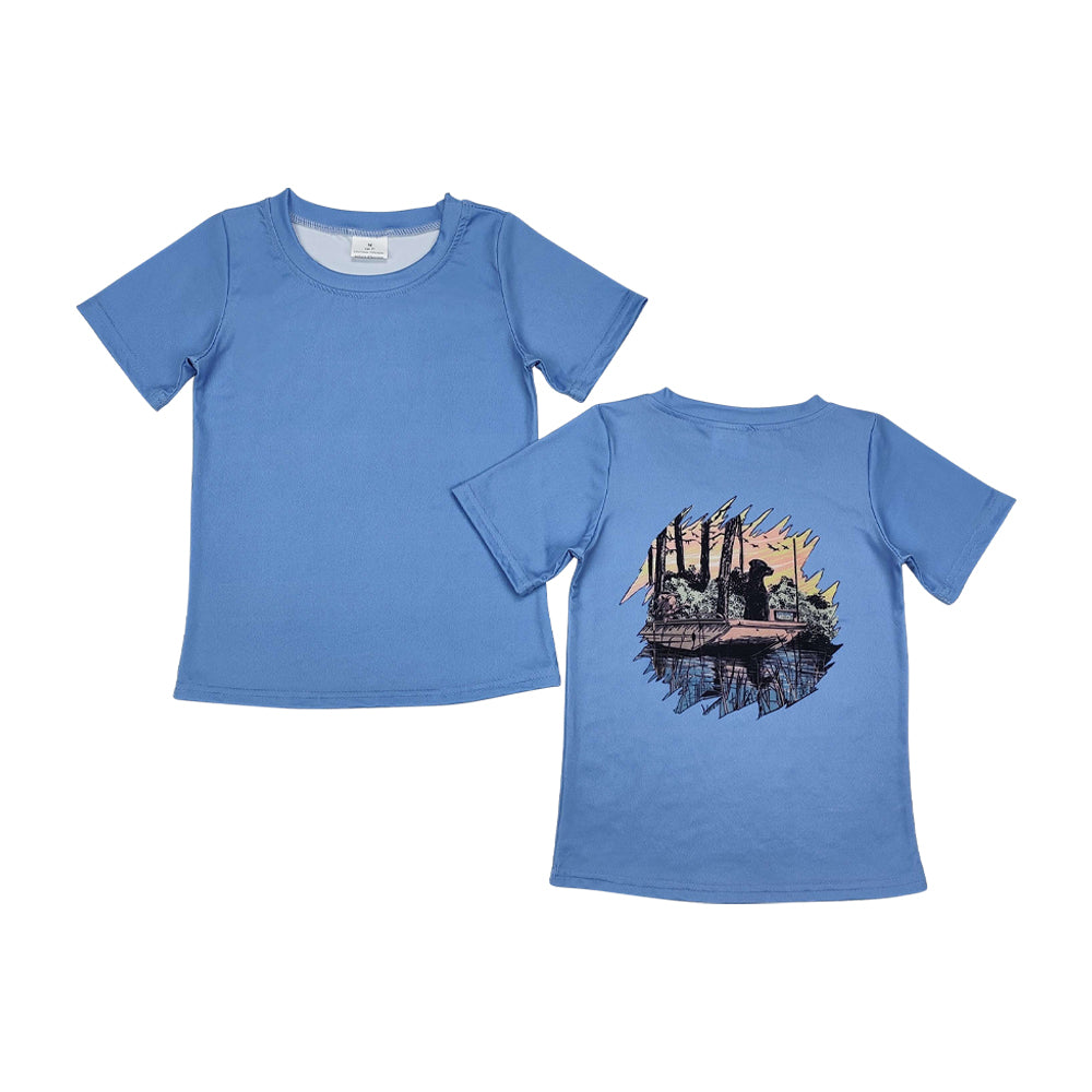 Toddler Boys Short Sleeve Hunting T-shirt Top