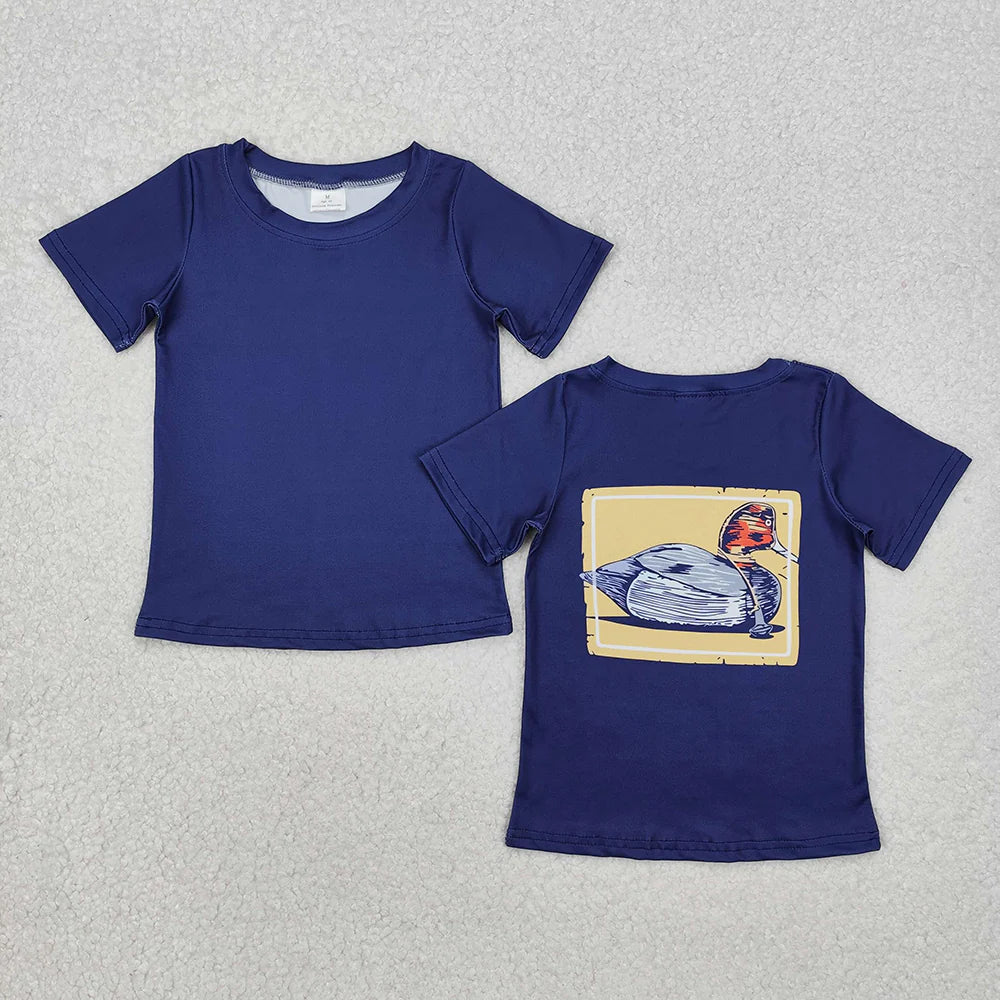 SIbling Baby Boys Hunting Duck Short Sleeve T-shirt Top