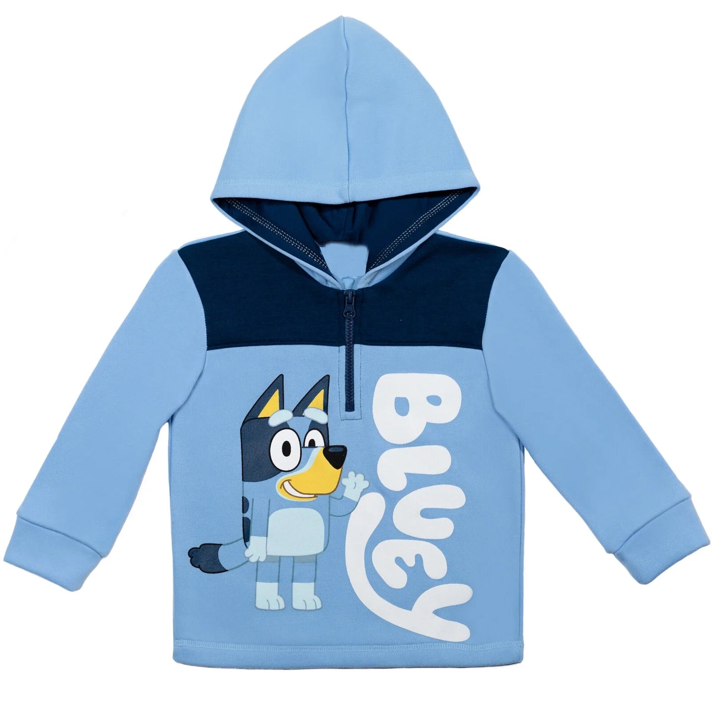 Toddler Girls Cartoon Blue Dog Hoodie Top Preorder