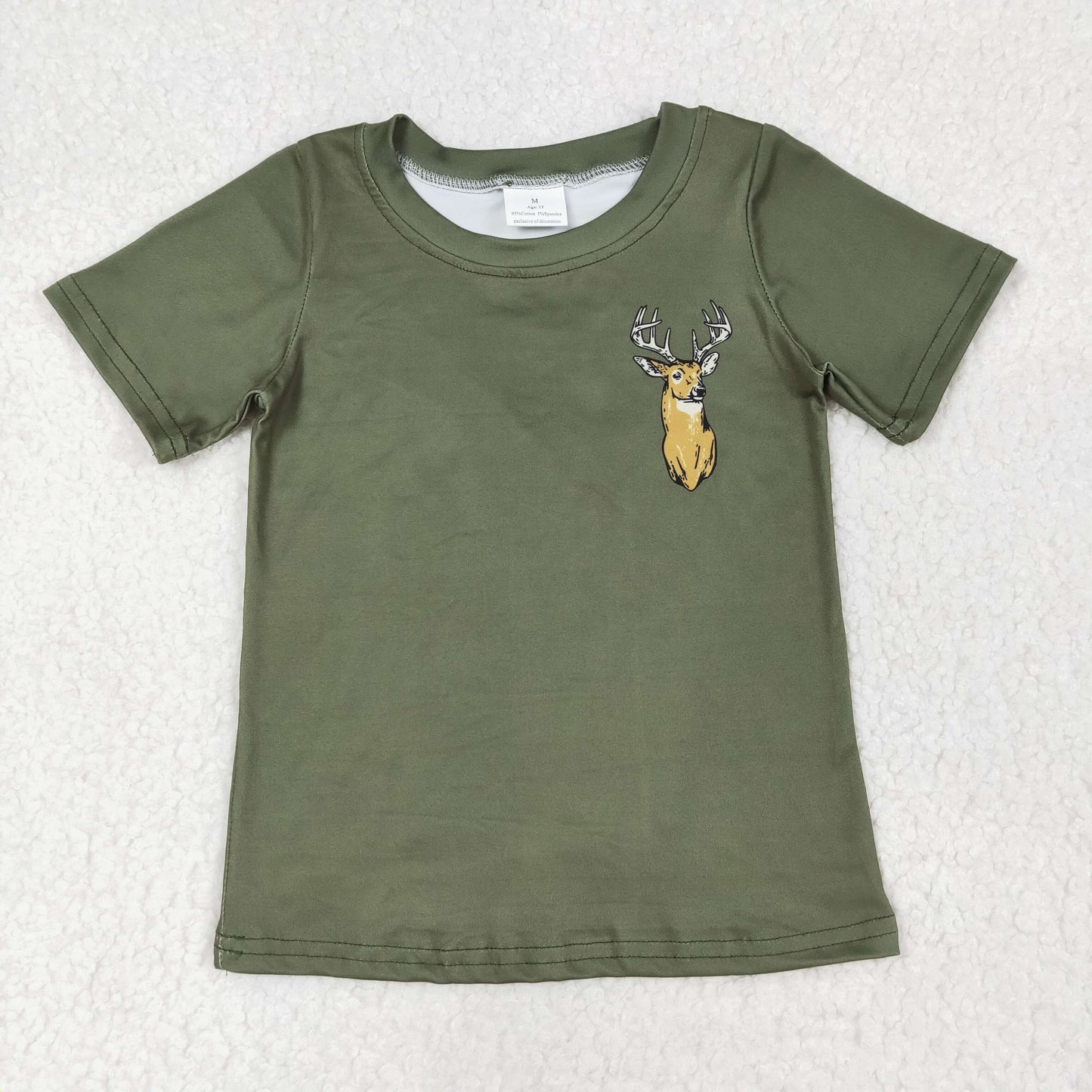 Toddler Boys Short Sleeve Hunting T-shirt Top