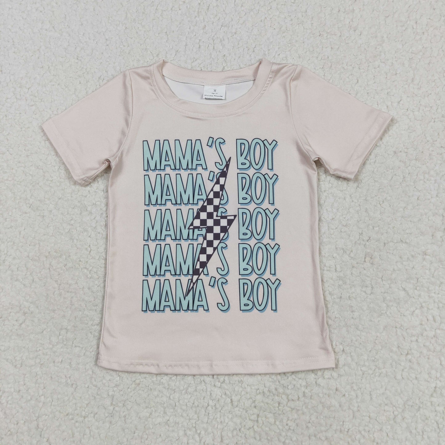Mommy and Me Adult Baby Boys Mama's Boy  Tee Shirts Tops