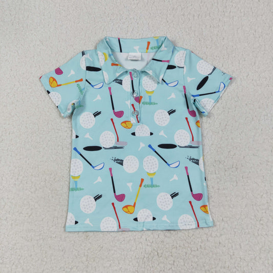 Baby Boys  Golf Short Sleeves Button-up Shirt Top