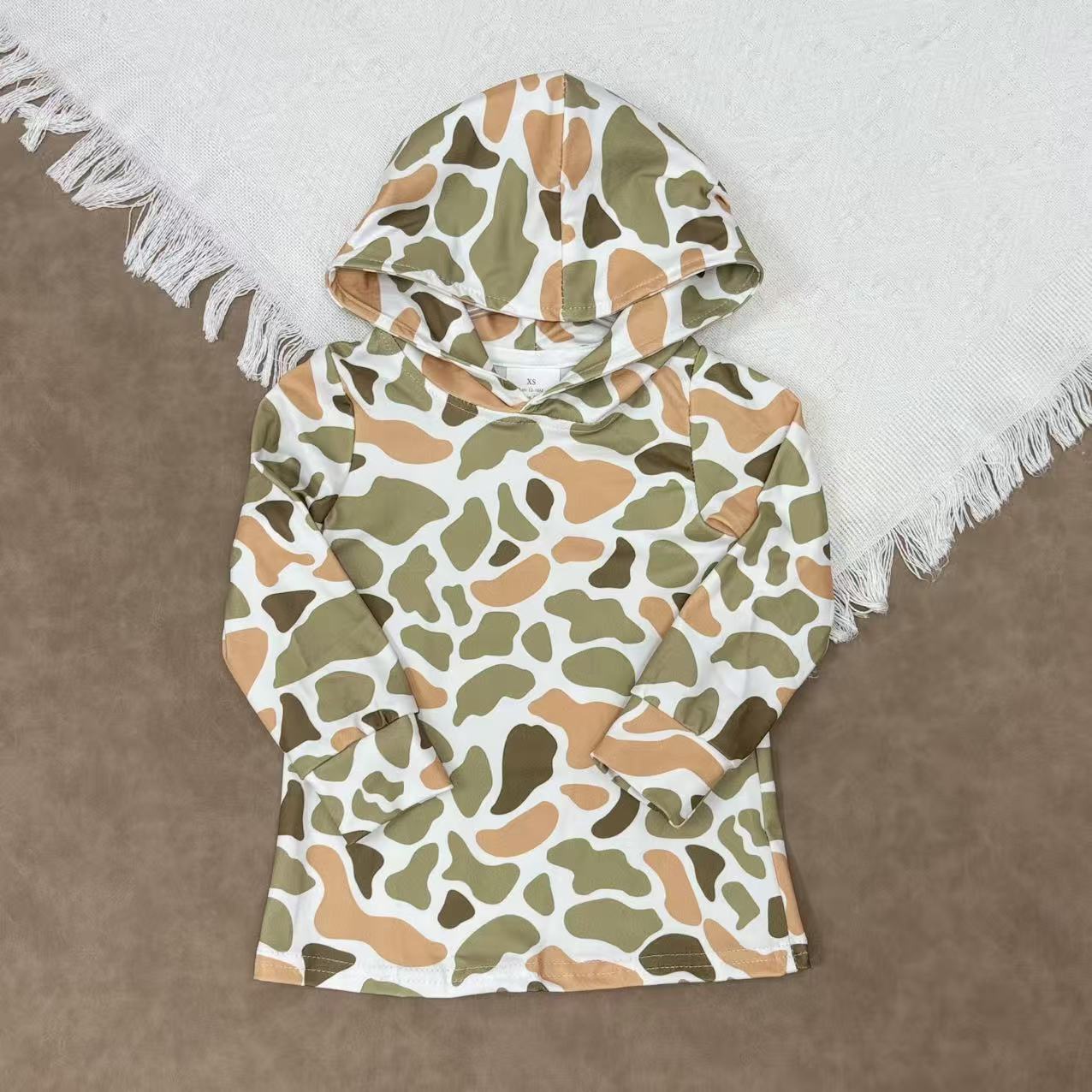Baby Boys Hunting Camo Long Sleeve Hoodie Top
