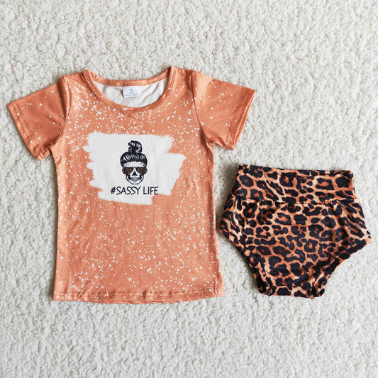 Sassy Baby Girls Bummie Set